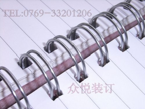 供应PVC线圈挂历双线圈笔记本线圈